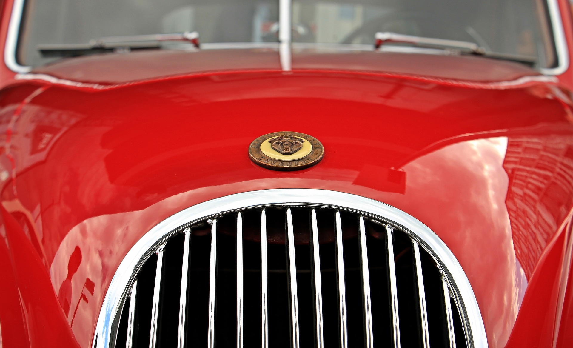 English Red Jaguar Import a Car from the UK