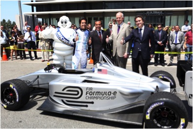 Los Angeles Event- Formula E car