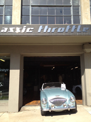 Classic Car at the Classic Throttle Shop