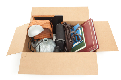 Box of Household Goods packed carefully