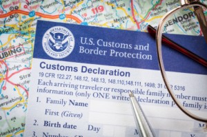 Image of Customs Declaration Form