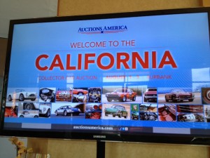 Image of Auctions America Welcome Sign