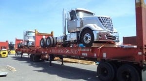 transporting oversized truck