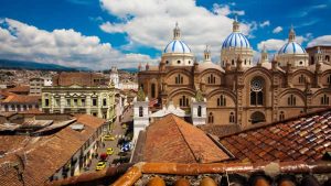 Ecuador City Building Tops