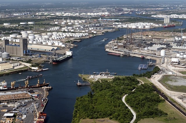 Port of Houston at the Houston Ship Channel