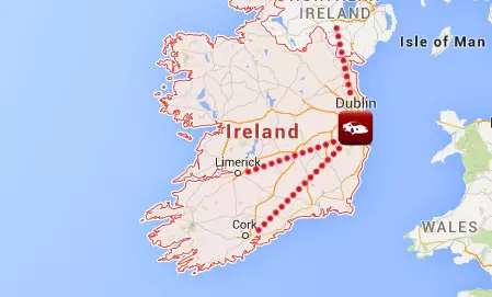 ireland car shipping via dublin