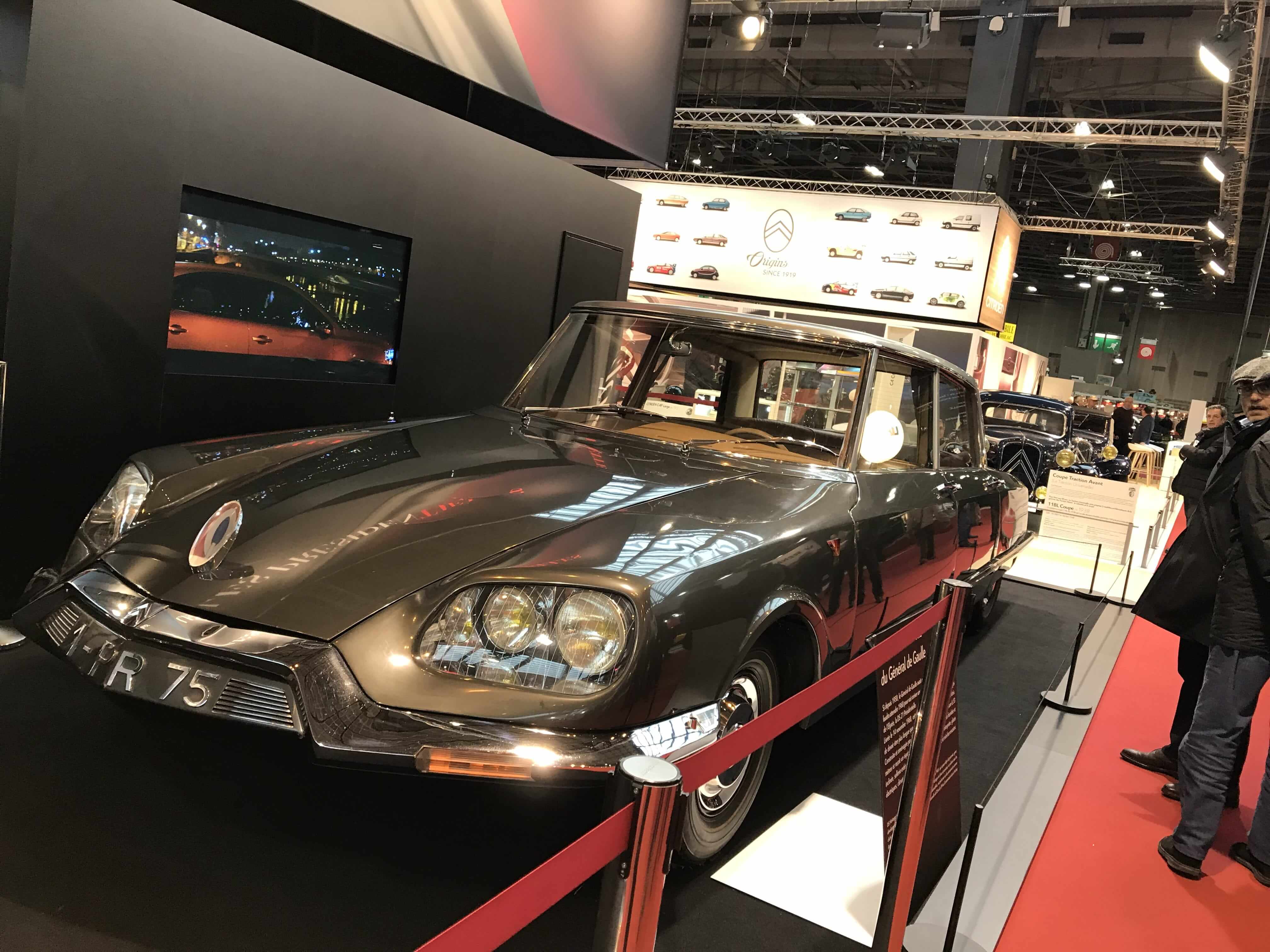 Retromobile 2018: Charles de Gaulle's Citroen Limousine