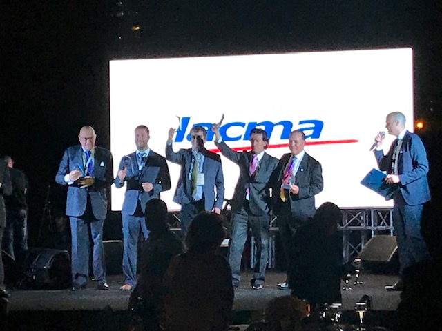 The award ceremony for the LACMA convention in Panama