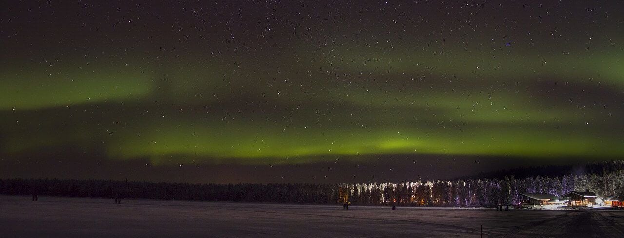 Moving to Finland Northern Lights Near Icey Town