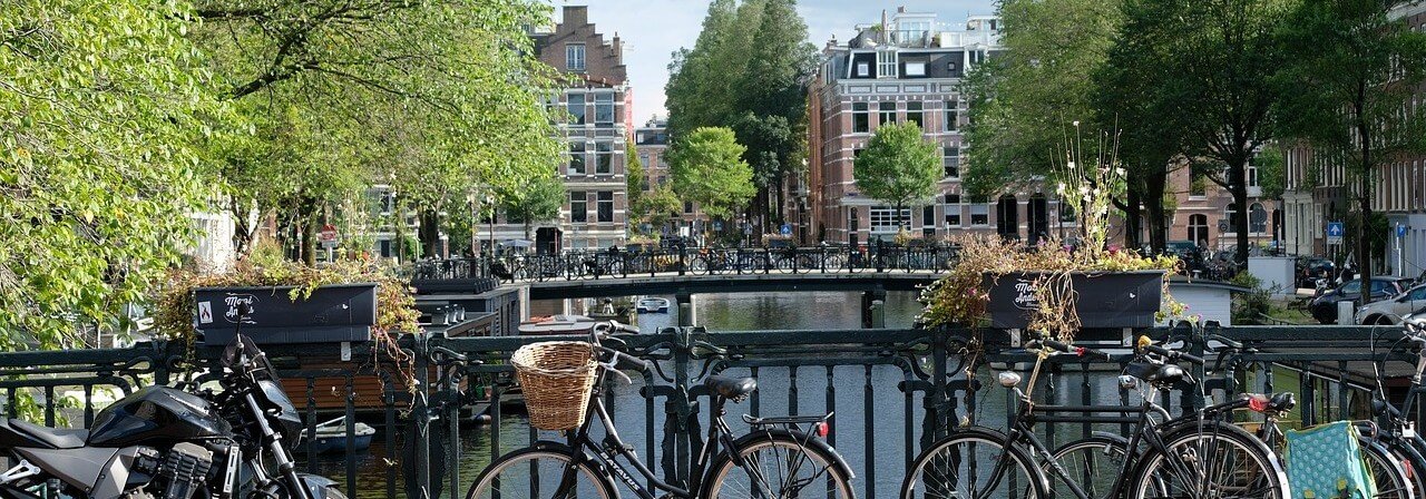 Moving to the Netherlands Amsterdam Canal Panoramic Holland