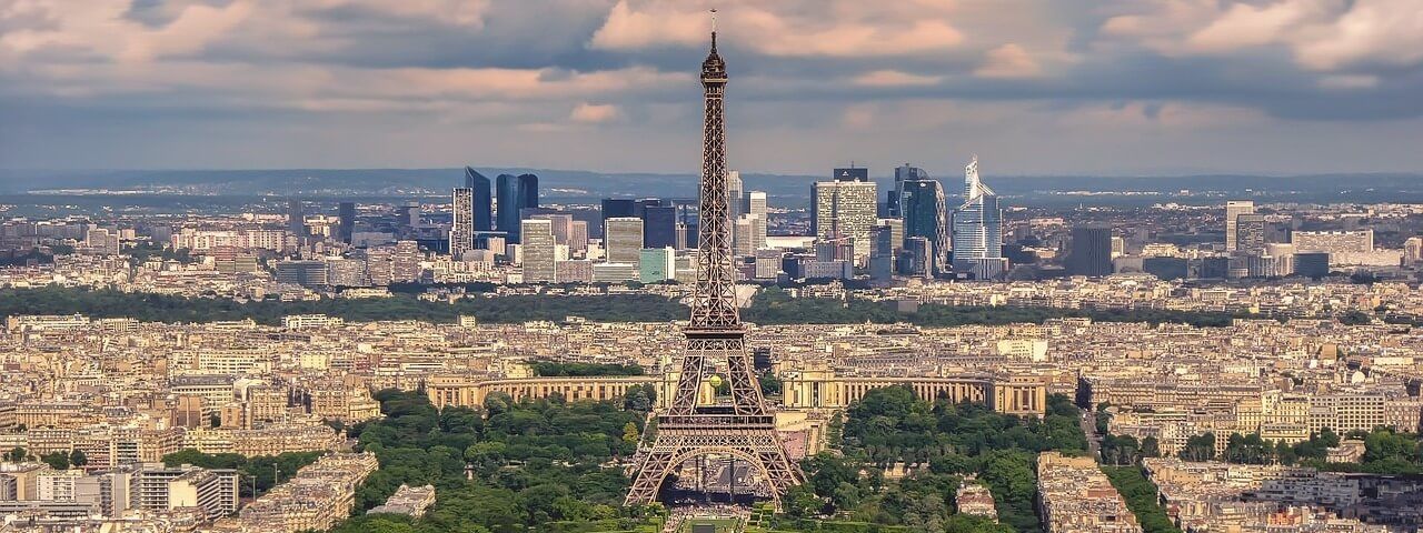 Living in France Skyline Panoramic