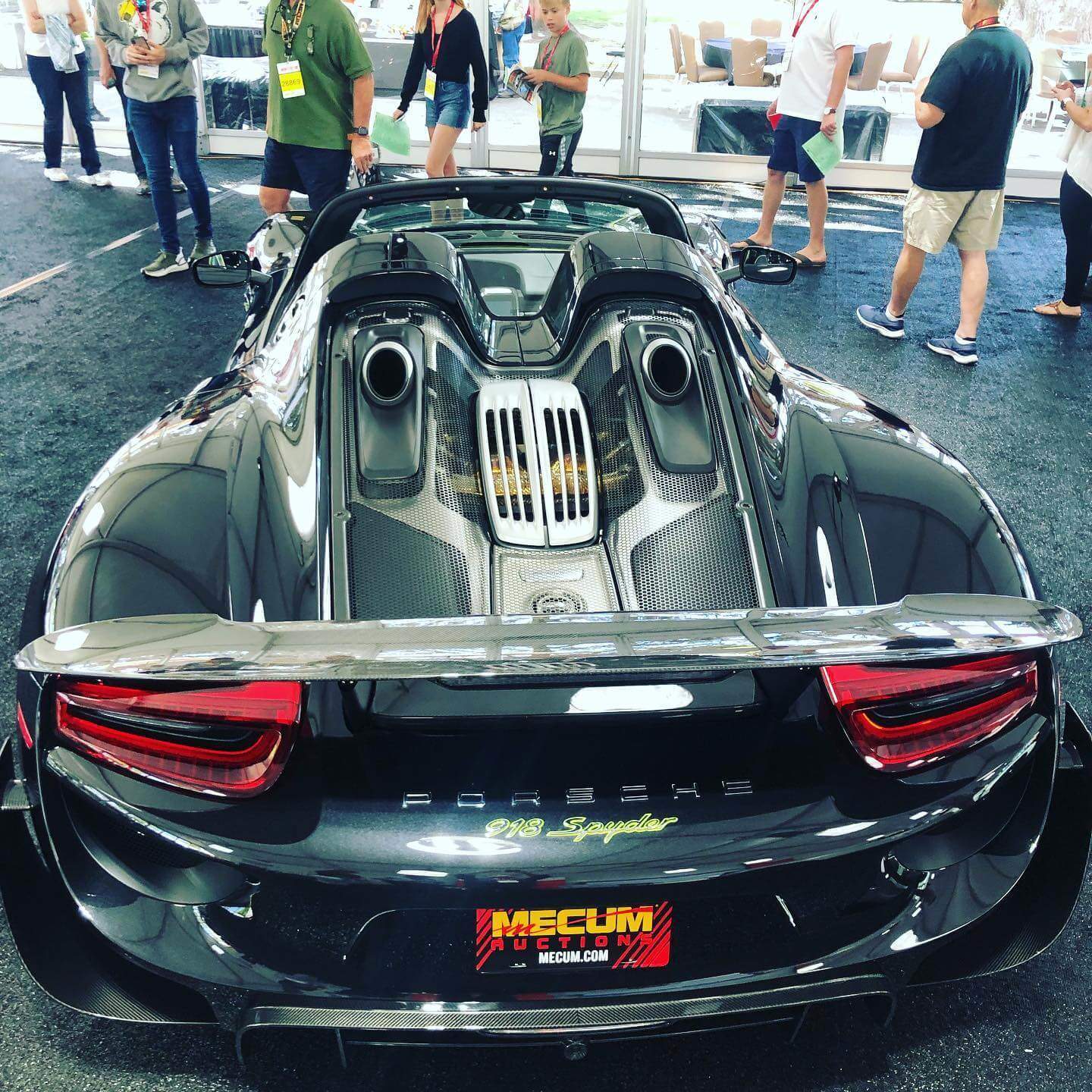 Black Carbon Fiber Porsche