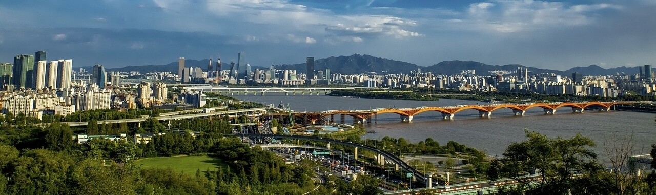 Moving to Korea Seoul Sky Park Sunny Panoramic