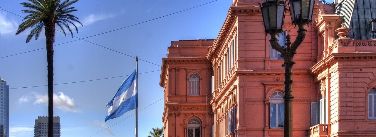 Moving to Argentina Buenos Aires Flag Street Building