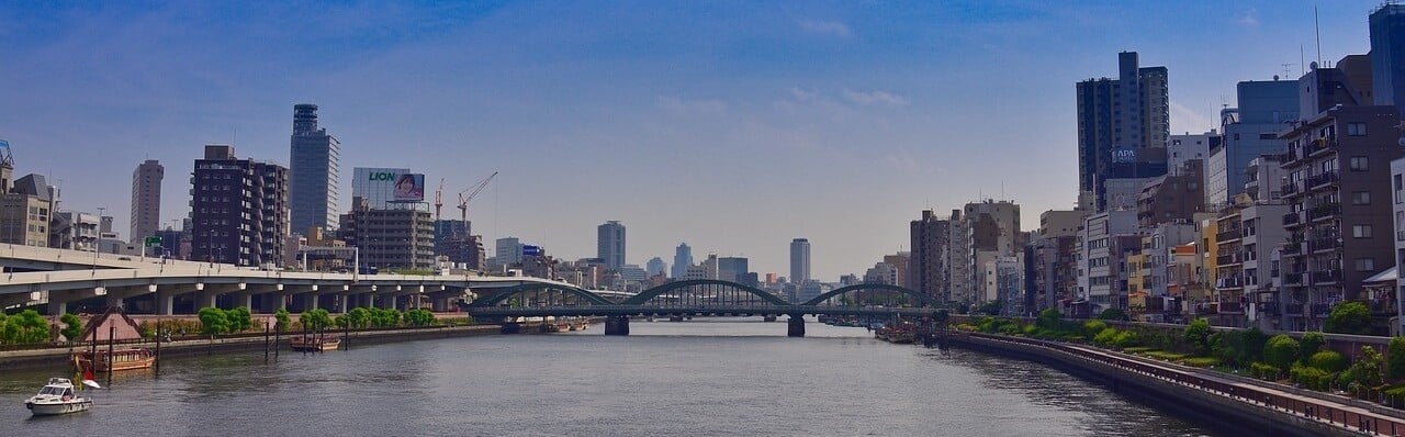 Shipping to Japan Tokyo Bridge Daytime