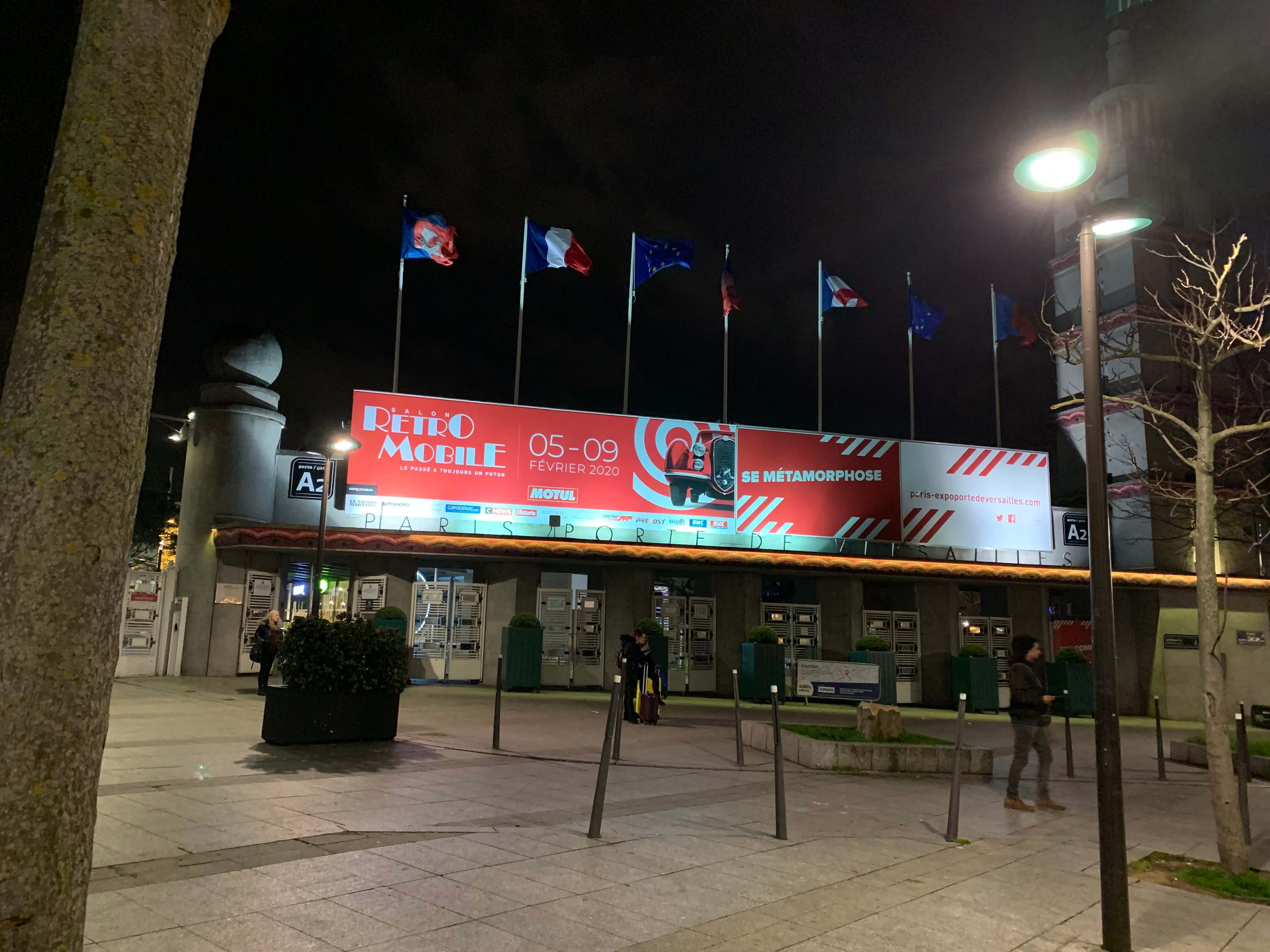 Retromobile 2020 at Night