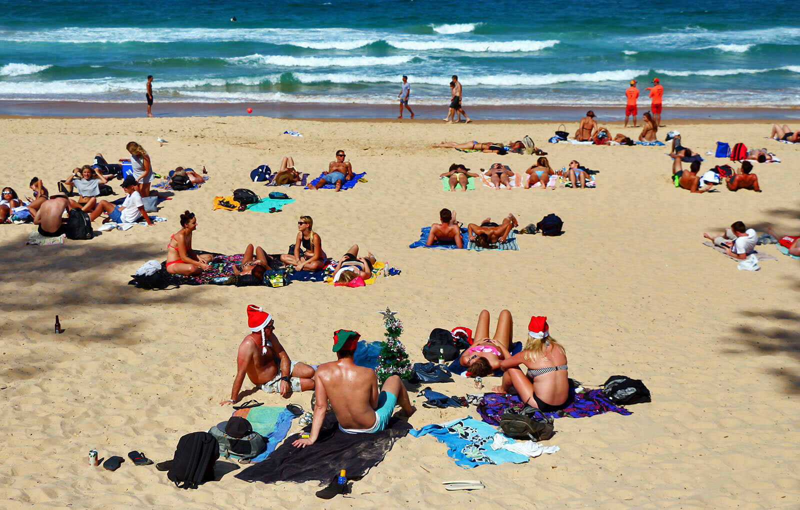 Beach Christmas Celebrations in Australia